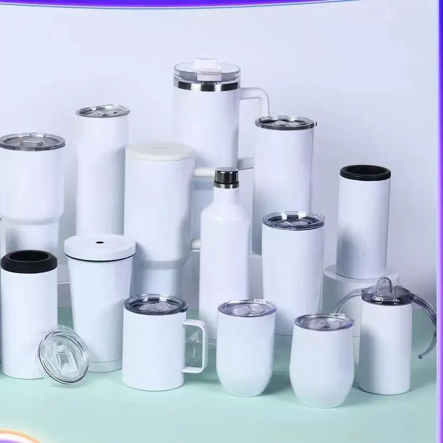 Water Bottle Blank - Sublimations-Leere Tasse, 6 Unzen/30 Unzen, tragbare
