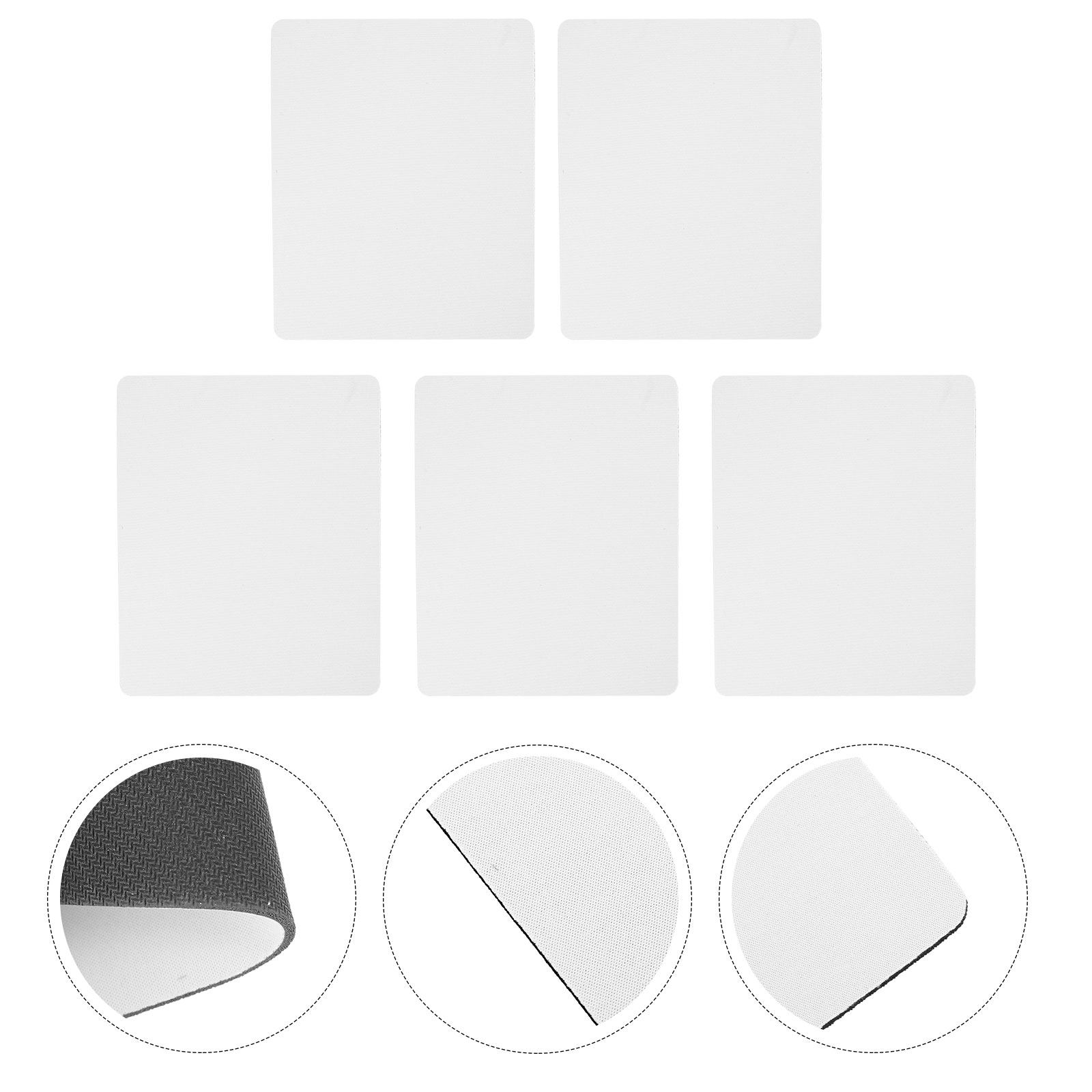 Mouse Pad Blank Sublimation - 5 Stück Sublimations-Mauspads, Premium-Gummibasis, angenehmes Handgefühl,