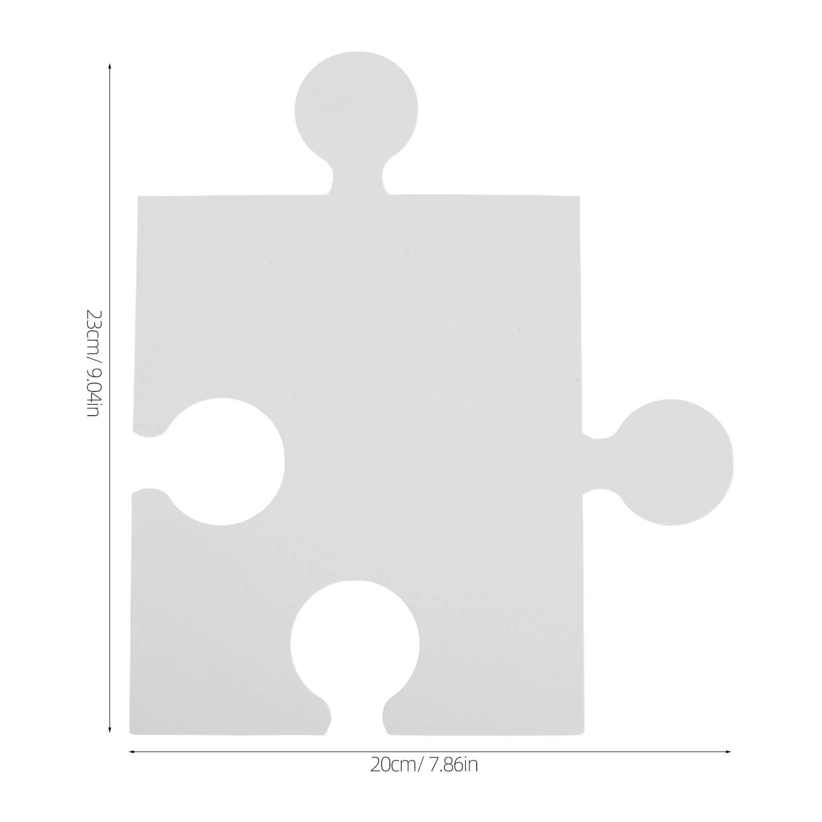 60 Stück große weiße leere Puz – Puzzle Blank White Bewertung und Preis