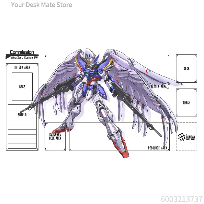 Gundam Wing Zero TCG Spielmatt – Door Mat Blank Bewertung und Preis