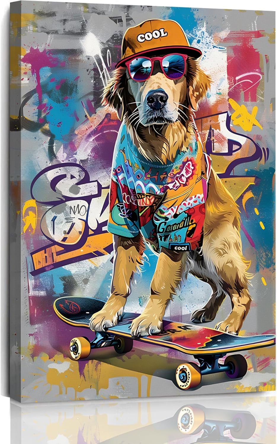 1 Stück, Fantasy-Künstler Bunt – Canvas Wrap Ready Bewertung und Preis