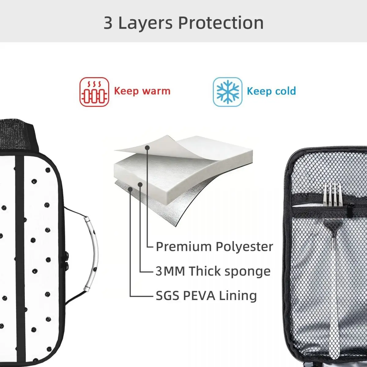 Schwarz-weiße gepunktete isoli – Tote Bag Sublimation Bewertung und Preis