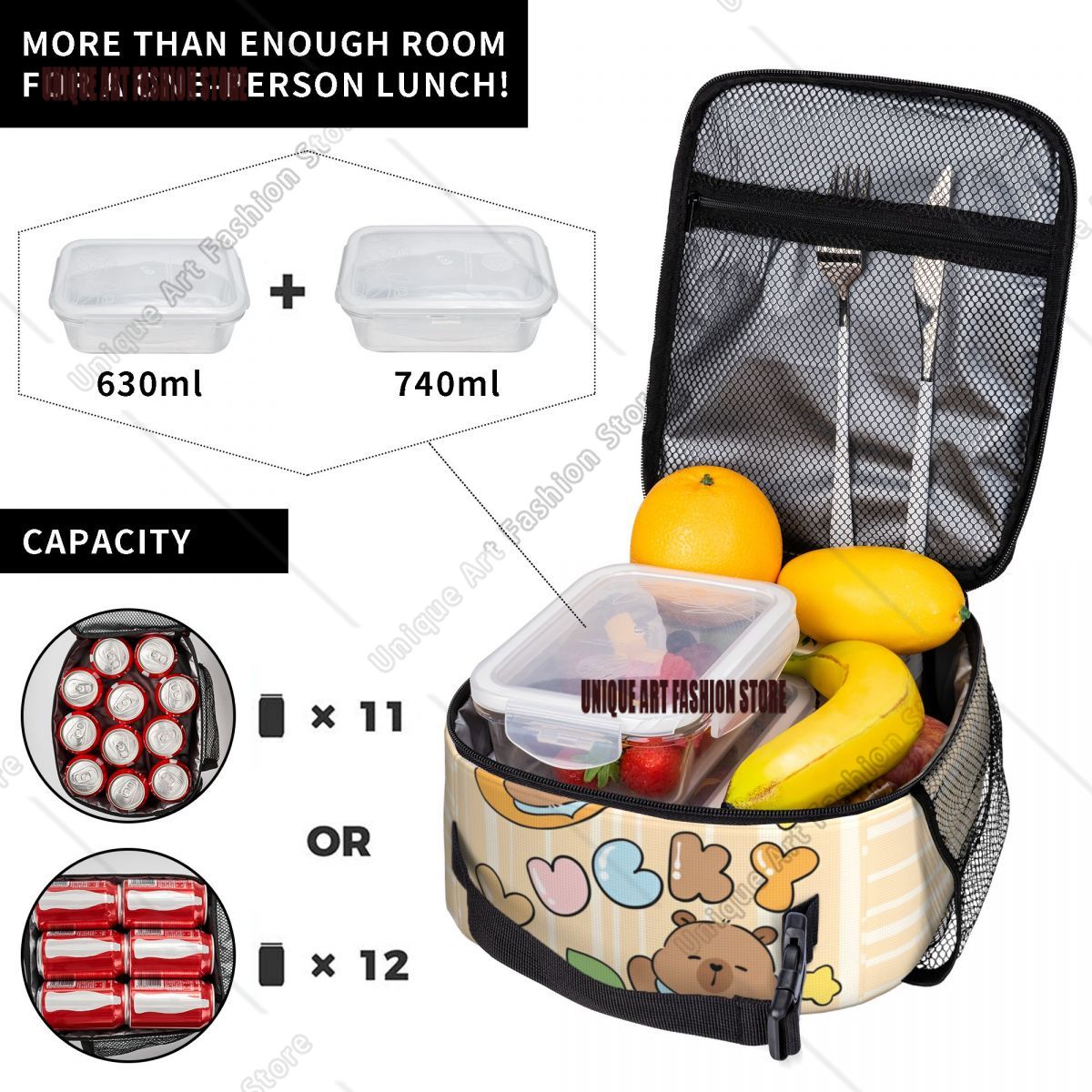 Niedliche isolierte Lunchtasch – Tote Bag Sublimation Bewertung und Preis