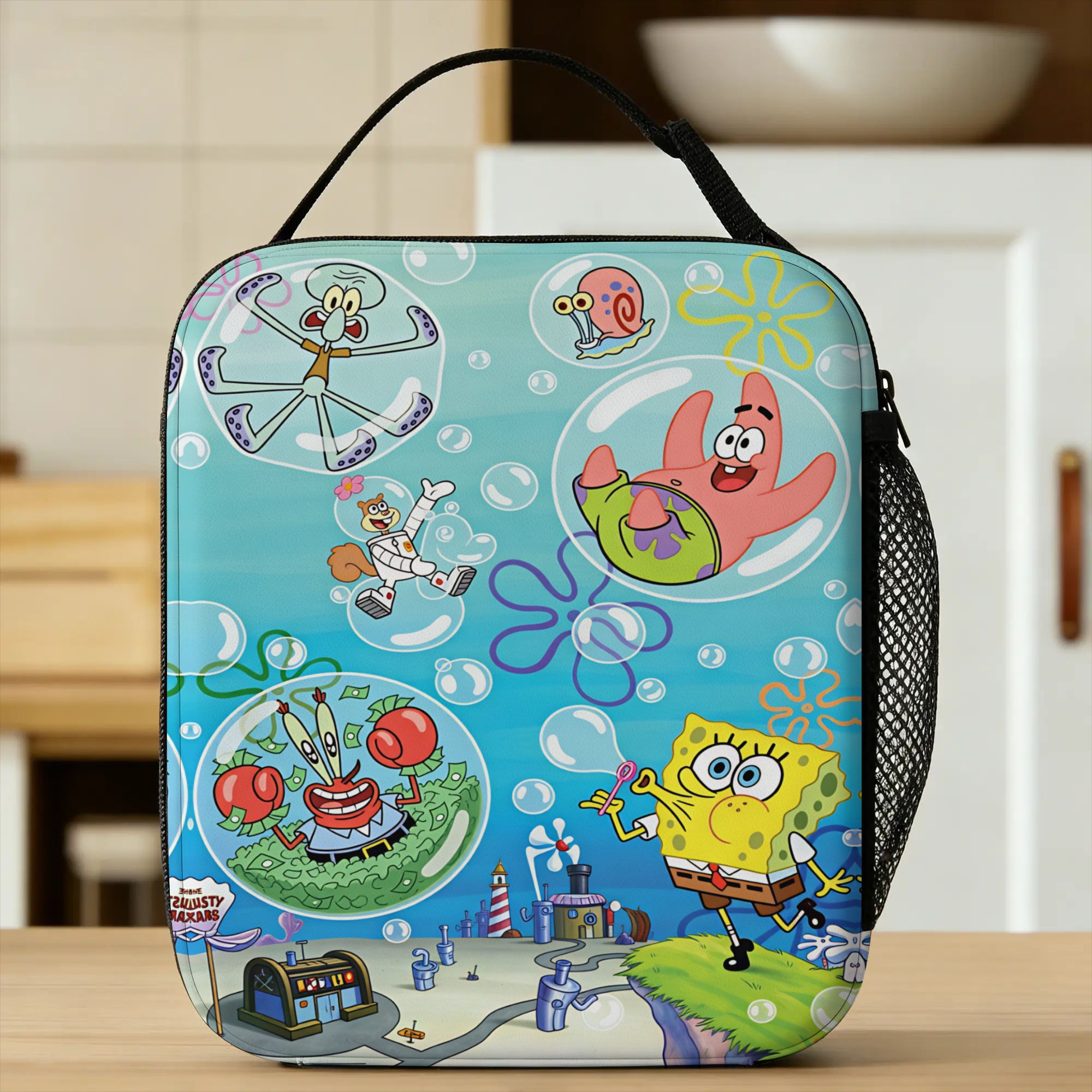 Anime Spongebobs Lunch-Tasche, – Tote Bag Sublimation Bewertung und Preis