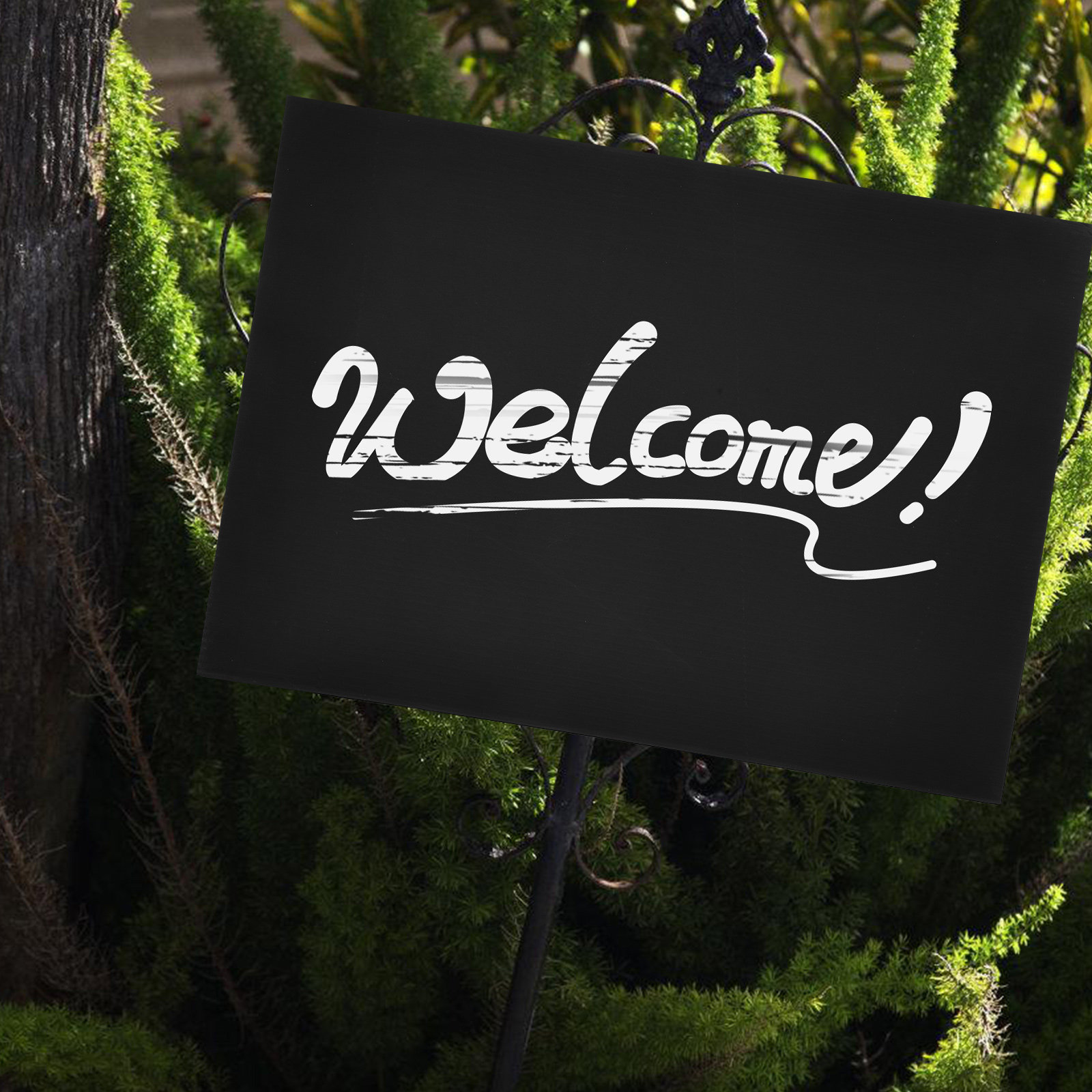2 Stück Mattschwarze Blanko-Hi – Yard Sign Blank Bewertung und Preis