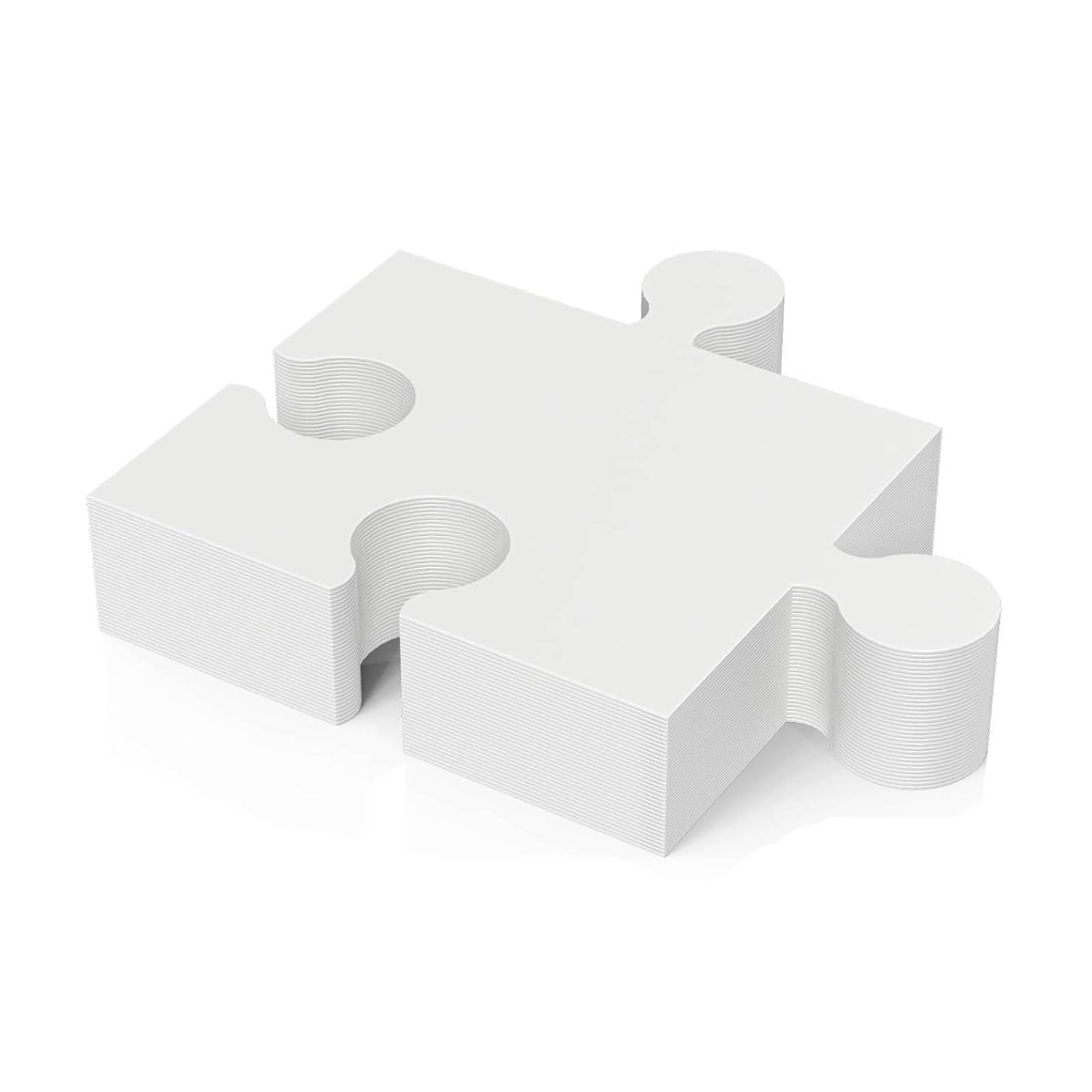 30 Stück Puzzle-Teile, Maldeko – Puzzle Blank White Bewertung und Preis