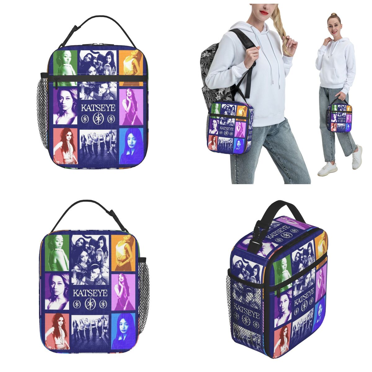Katseye Poster Isolierte Lunch – Tote Bag Sublimation Bewertung und Preis
